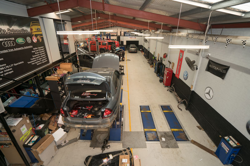 The Autowerks workshop